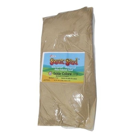 Scenic Sand Scenic Sand 4564 Activa 5 lbs Bag of Colored Sand; Light Brown 4564